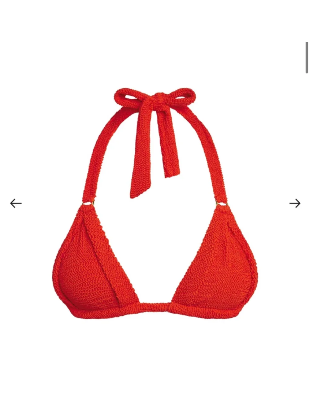 NWT Monday Swimwear MOROCCO TOP - Cherry Chili CRINKLE Red- Size VV XXL 14/16